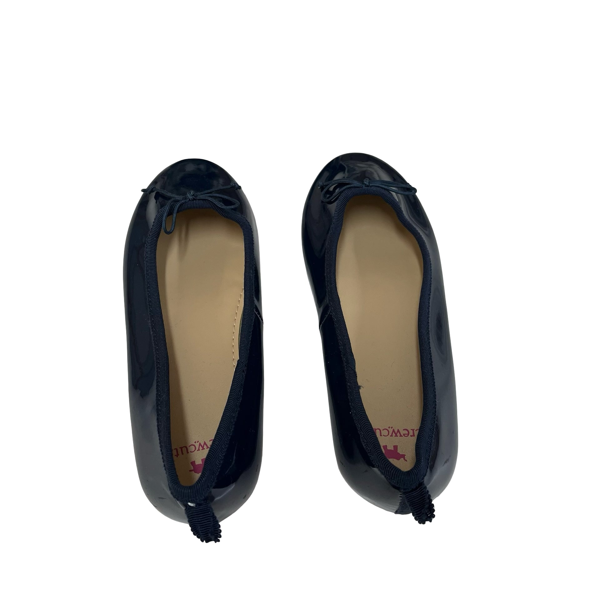Crewcuts Navy Patent Shoes - Size 1Y Big Kid