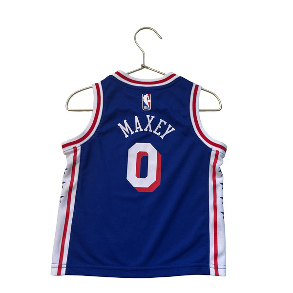 Nike Philadelphia 76ers 'Maxey 0' Jersey - Size 3T