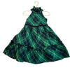 Janie and Jack Green & Navy Tartan Plaid Dress - Size 3