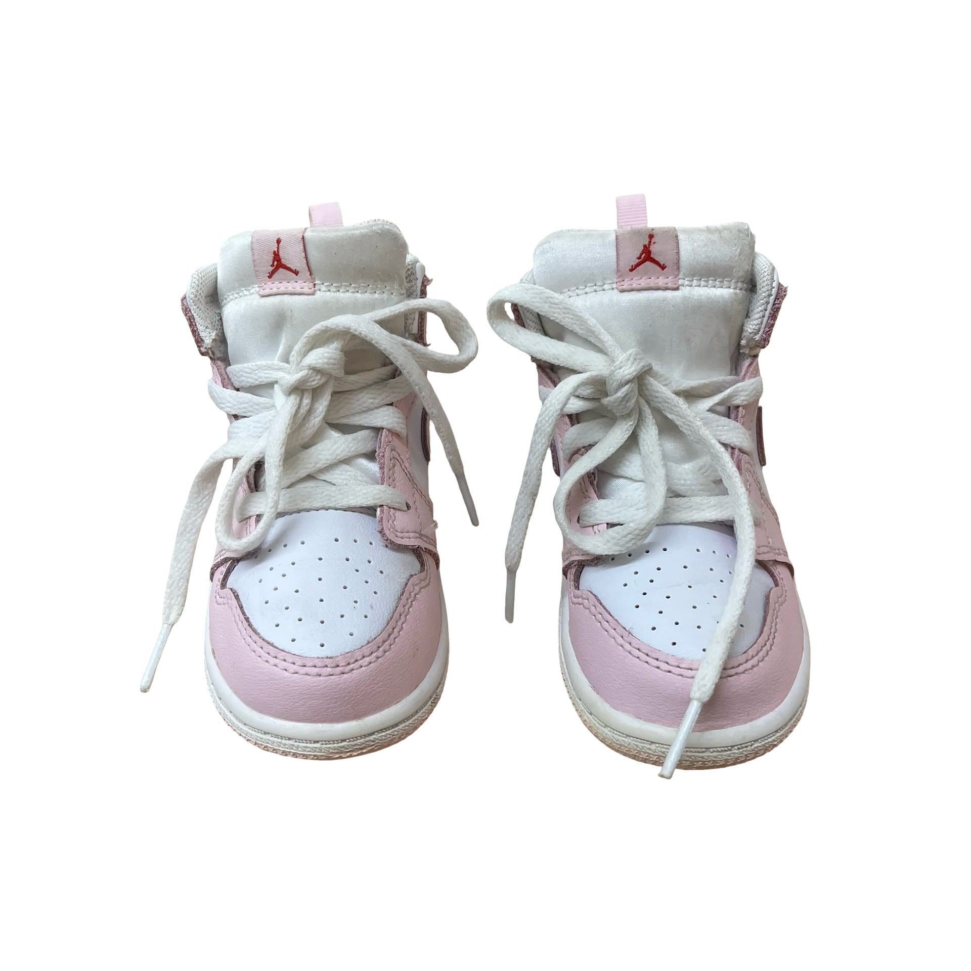 Nike Air Jordan Pink & White Sneakers - Size 8C