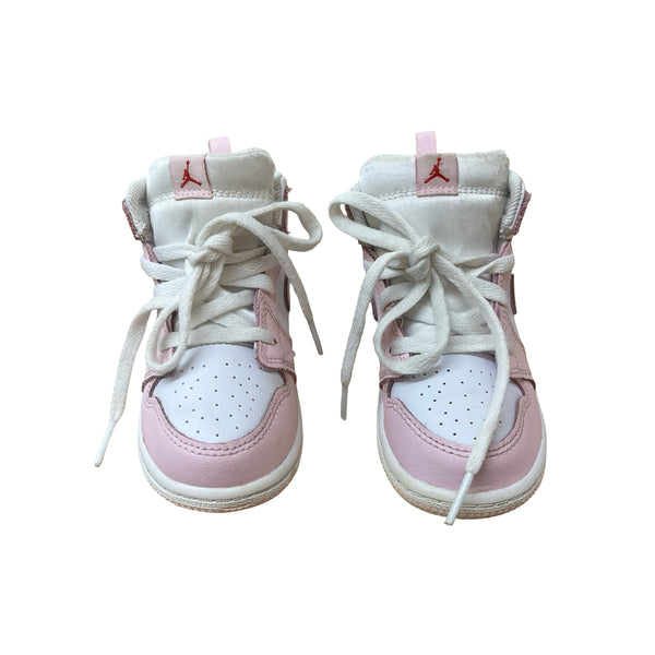 Nike Air Jordan Pink & White Sneakers - Size 8C
