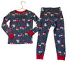 Hanna Andersson Blue Santa PJ Set - Size 4