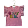 Lola & The Boys Pink 'B'Day Girl' T-Shirt - Size 1