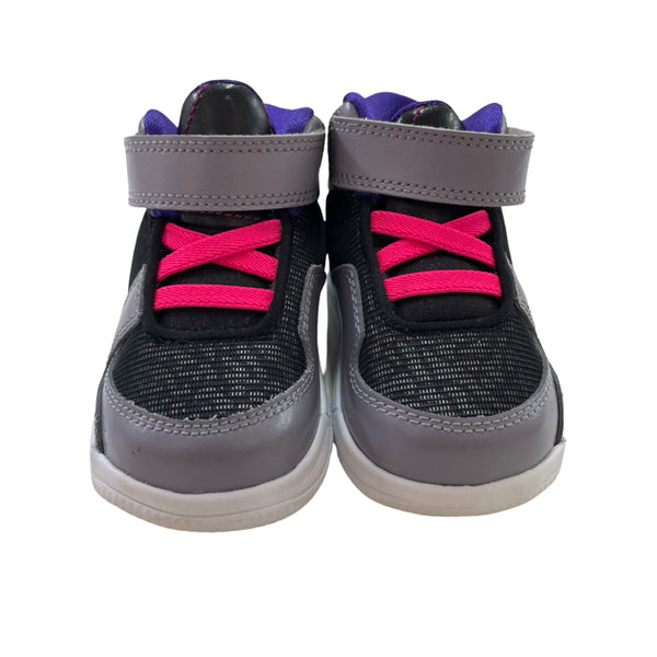 Nike Jordan Gray, Black, Purple, Pink Sneakers - Size 4C