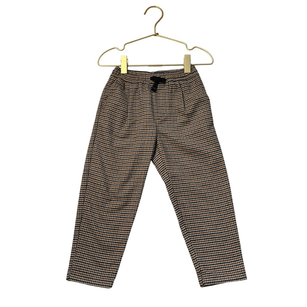 Zara Brown Check Flannel Pants - Size 2-3