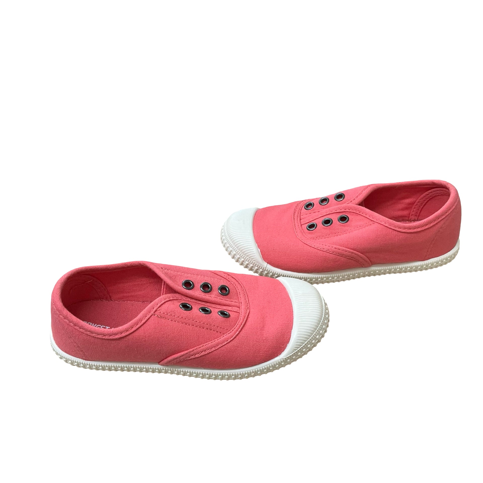 Harvest Land Pink Canvas Slip-On Sneakers - Size 13