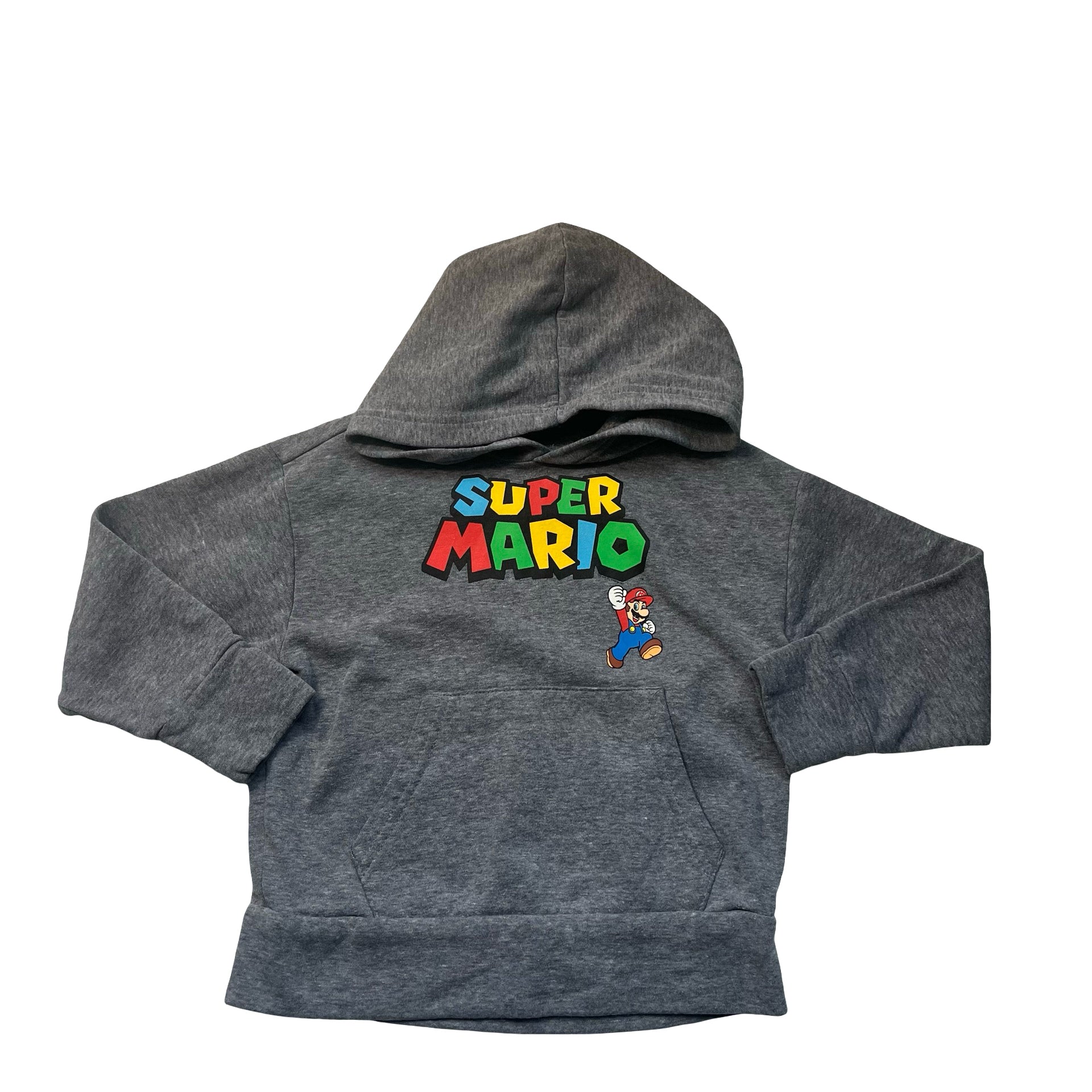 Old Navy Gray Super Mario Hooded Sweatshirt - Size XS 5