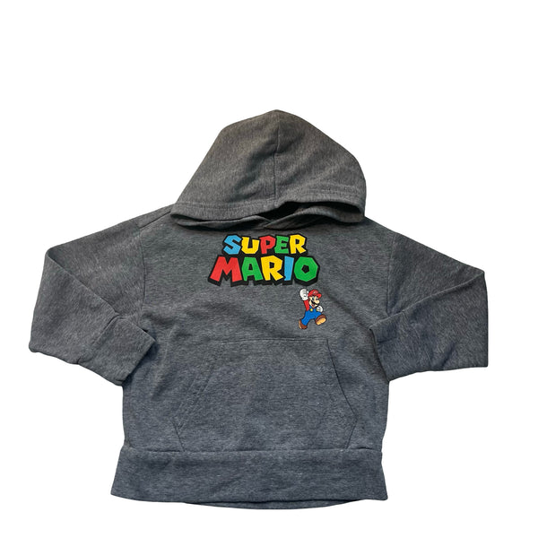 Old Navy Gray Super Mario Hooded Sweatshirt - Size XS 5