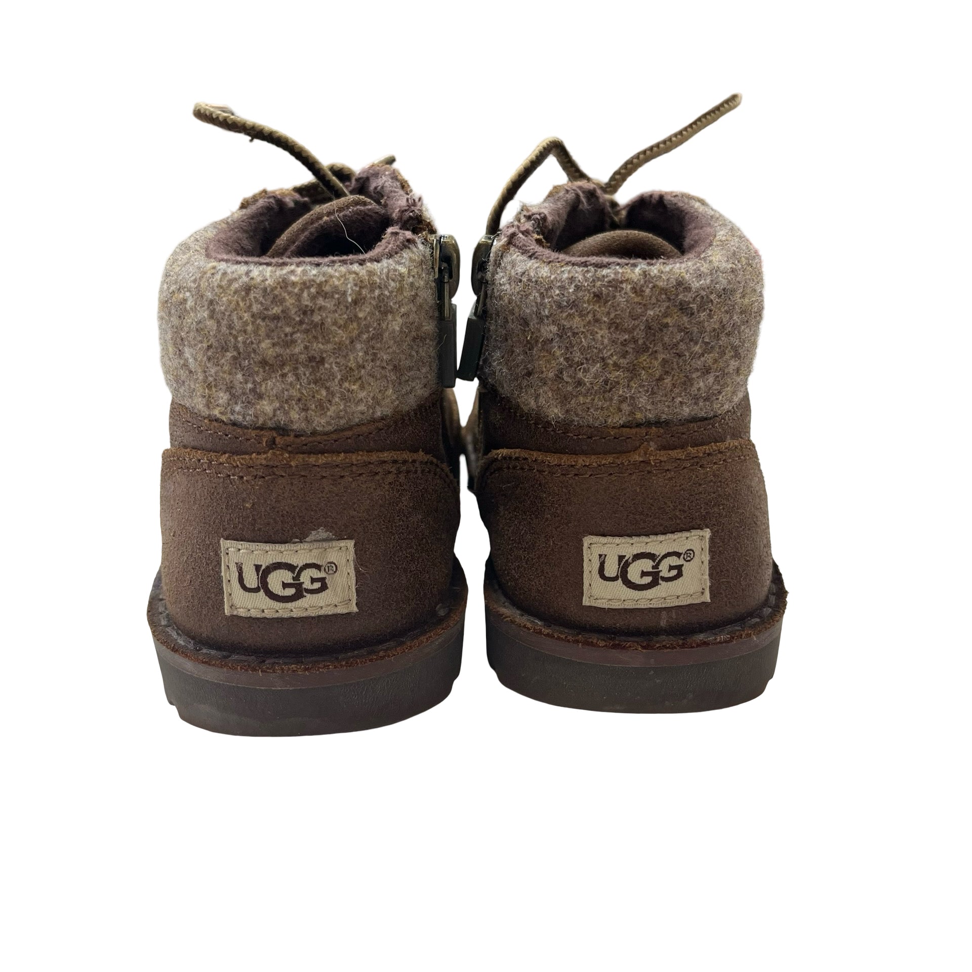 UGG Brown Leather Boots - Size 11