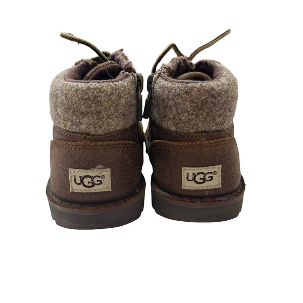 UGG Brown Leather Boots - Size 11