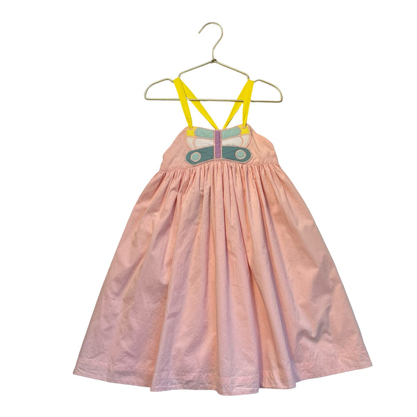 Stella McCartney Kids Pink Butterfly Dress - Size 5