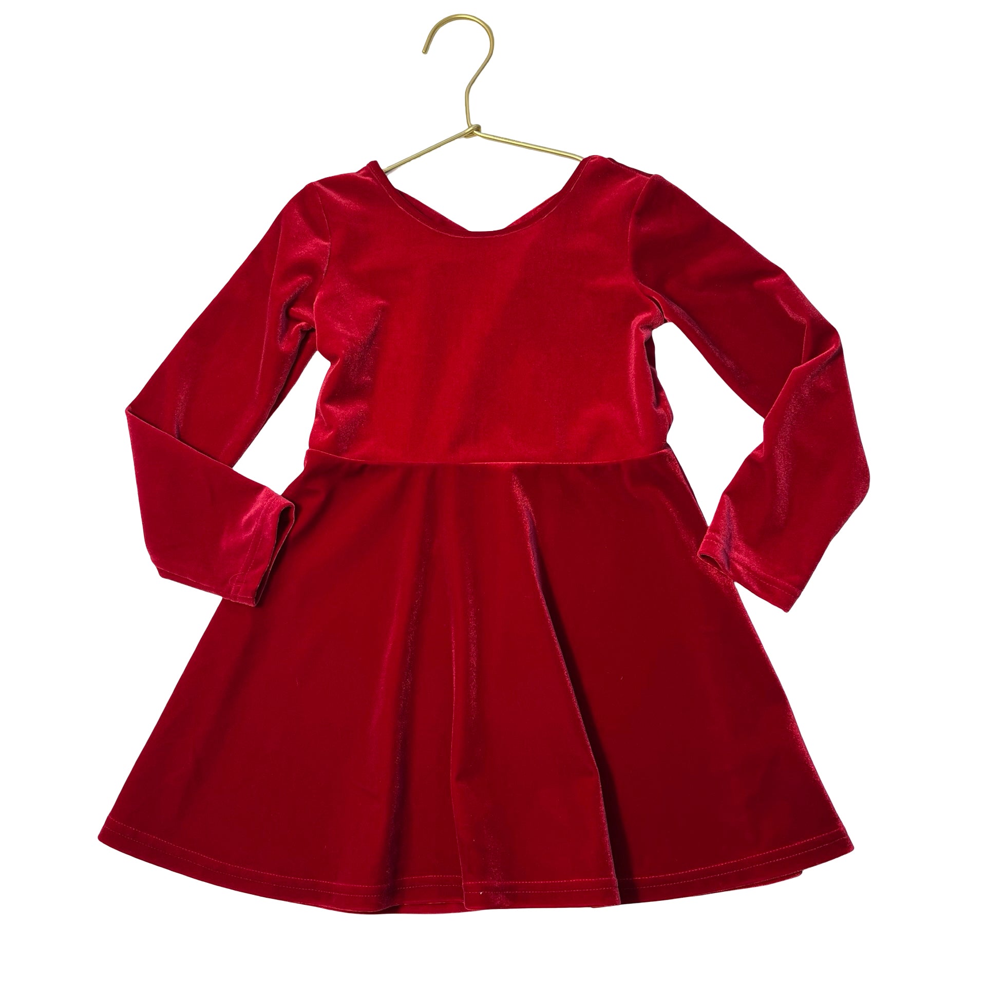 Children's Place Red Velvet Dress - Size 3T