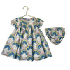 Baby Boden Shell Arc Print Dress & Bloomers - Size 6-9 Mo