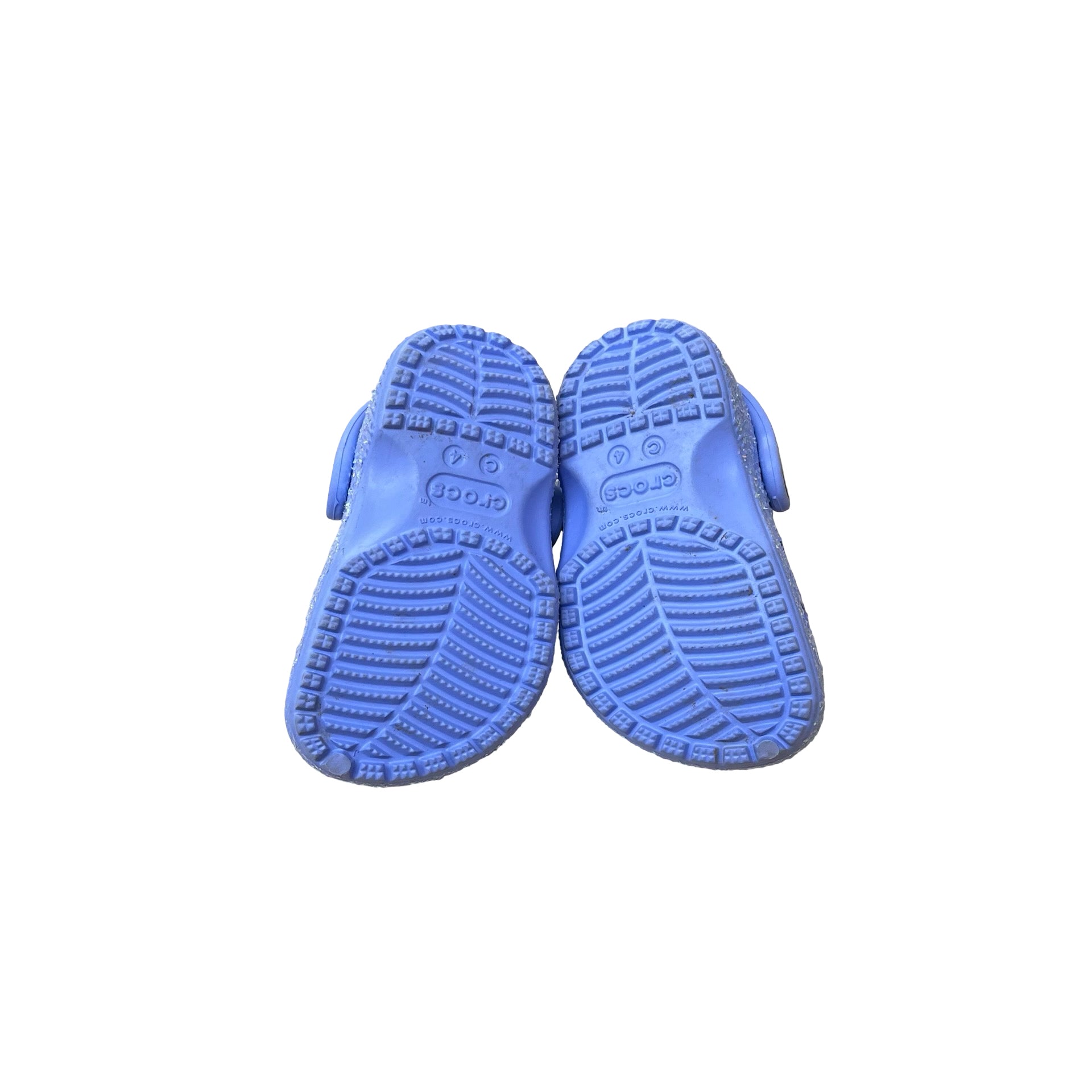Crocs Lavender Glitter Shoes - Size C4