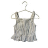Zara Ivory Gauze & Lace Tank - Size 9-10