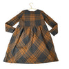 Caffe d'Orzo Gray & Brown Plaid Dress - Size 4
