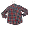 Janie and Jack Red, Navy, Green Plaid Button Down Shirt - Size 5