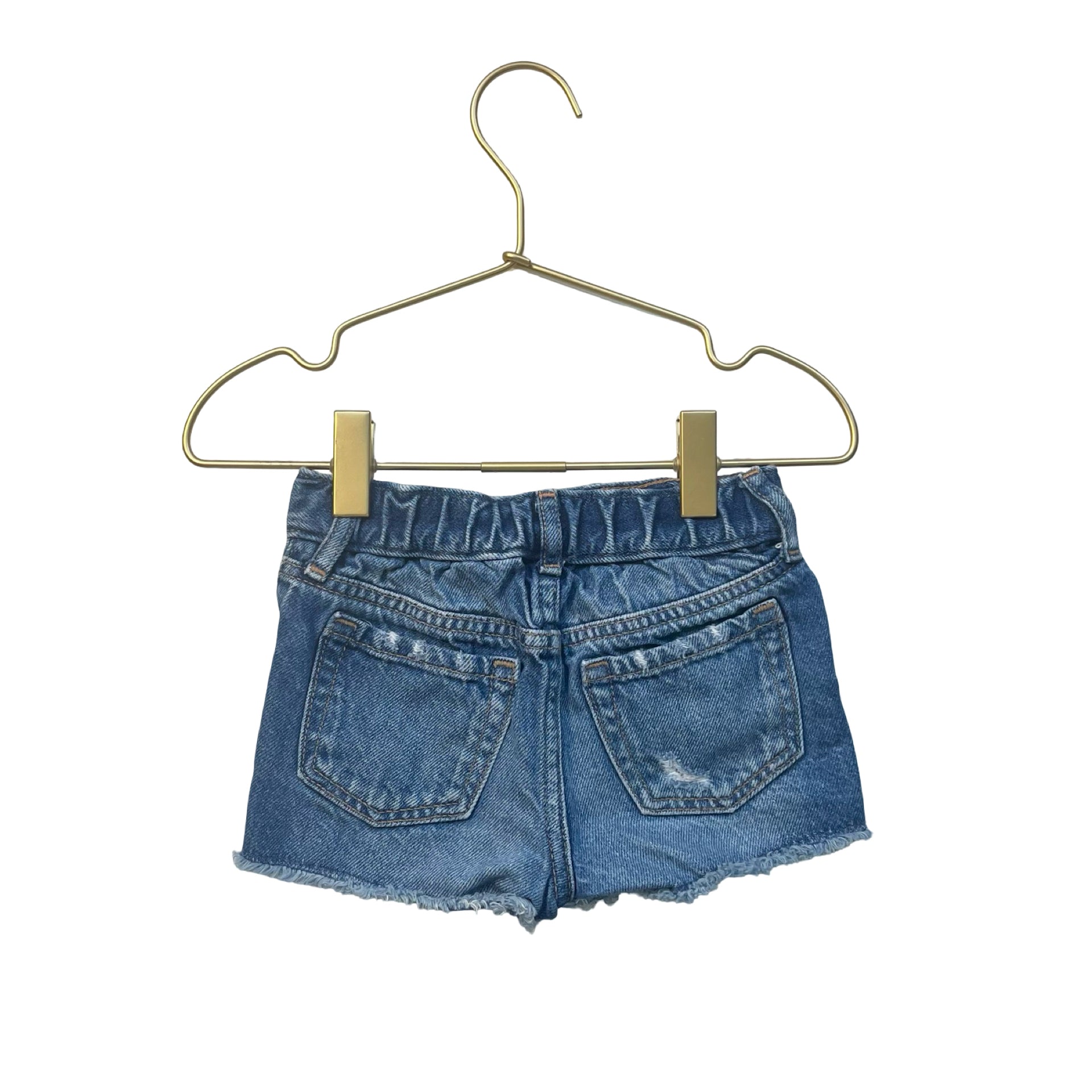Baby Gap 'Stride' Distressed Denim Jean Shorts - Size 18-24 Mo