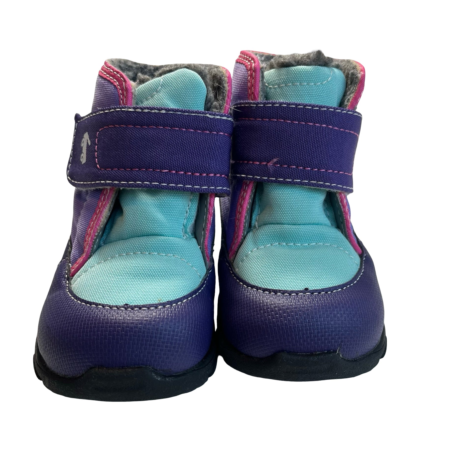See Kai Run Purple & Teal Insulated Boots - Size 6
