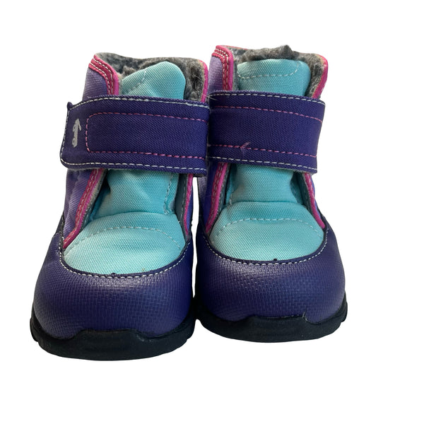See Kai Run Purple & Teal Insulated Boots - Size 6