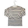 Next Ivory, Gray, Black Striped Shirt - Size 3-4