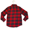 Next Red Plaid Flannel Button Down Shirt - Size 5-6