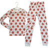 Hanna Andersson Ivory & Orange Pumpkin Print PJ Set - Size 8