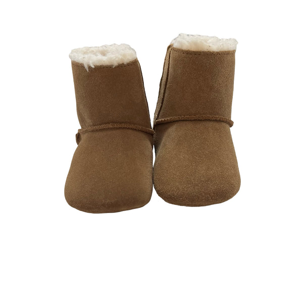 UGG Chestnut Baby Bailey Bow Booties - Size 2-3