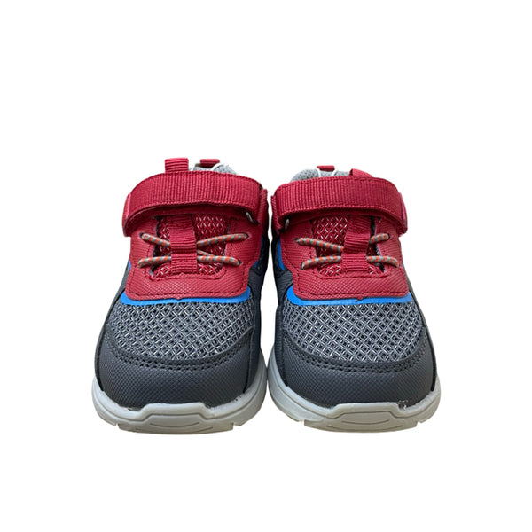 Stride Rite Gus Gray & Red Sneakers - Size 6M