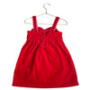Gymboree Red Velvet Heart Overall Dress - Size 3T