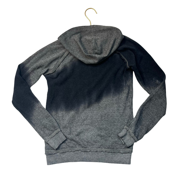 Vintage Havana Gray Tie-Dye Hooded Sweatshirt - Size S 7-8