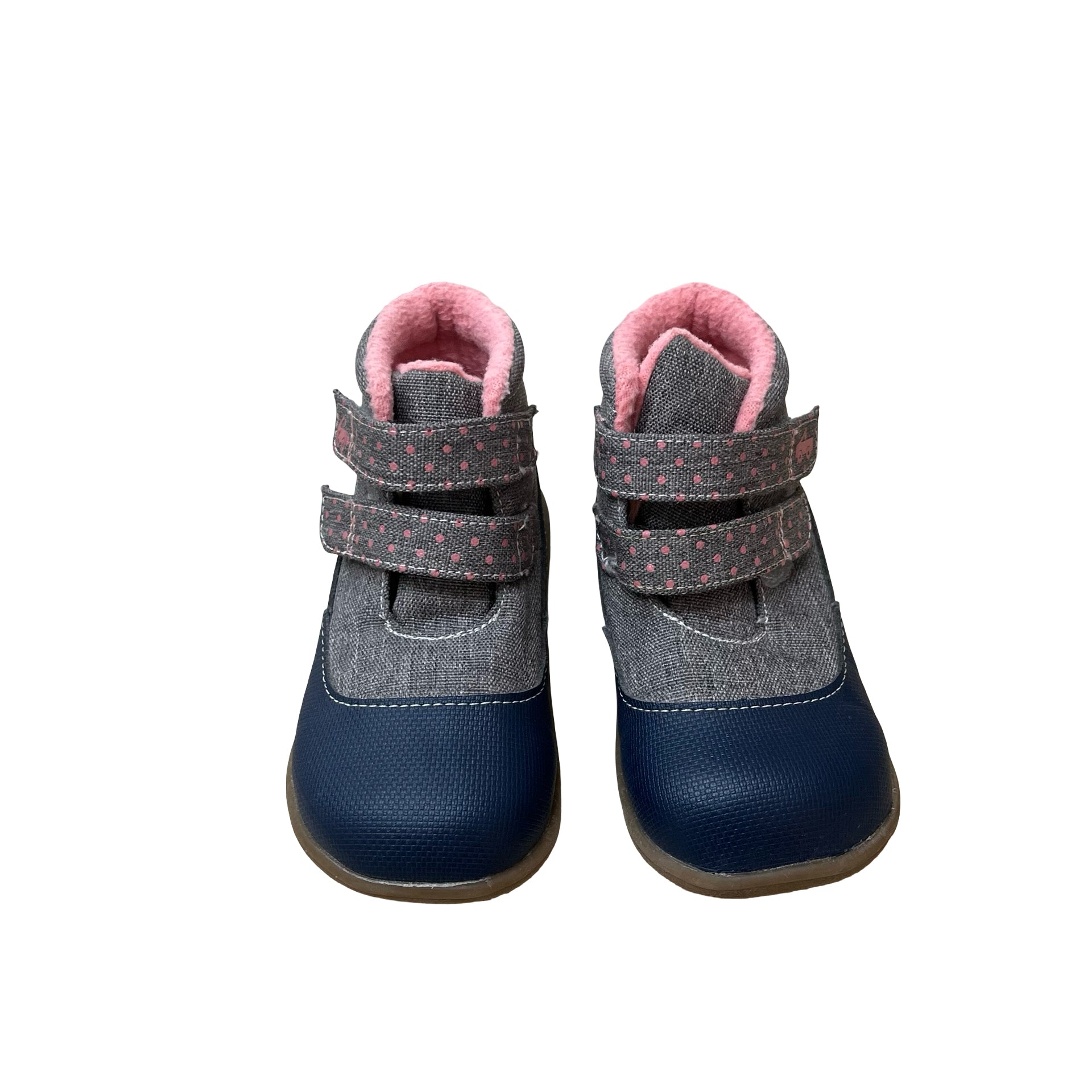 See Kai Run Gray, Navy, Pink Boots - Size 9