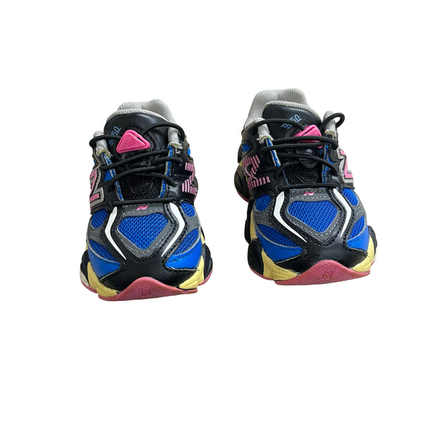 New Balance 9060 Blue, Pink Black, Yellow Sneakers - Size 6