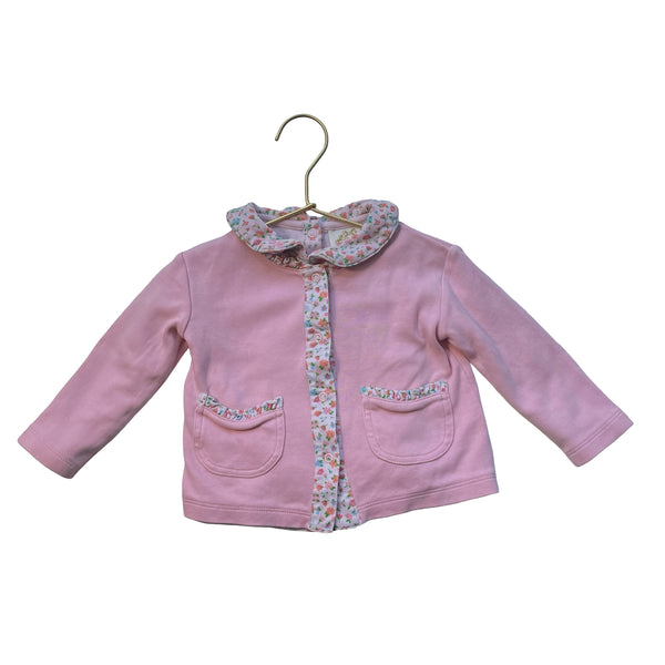 Beaufort Bonnet Pink Floral Shirt & Cardigan Set - Size 2T