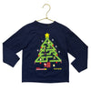Children's Place Navy Christmas Tree Video Game Shirt - Size XS 4