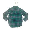 Janie and Jack Green, Navy, White Plaid Button Down Shirt - Size 2T