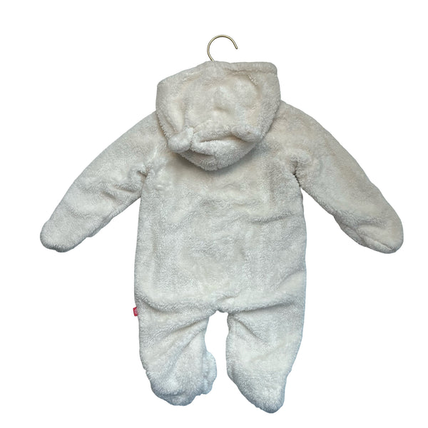 Magnetic Me Ivory Sherpa Bunting - Size 3-6 Mo
