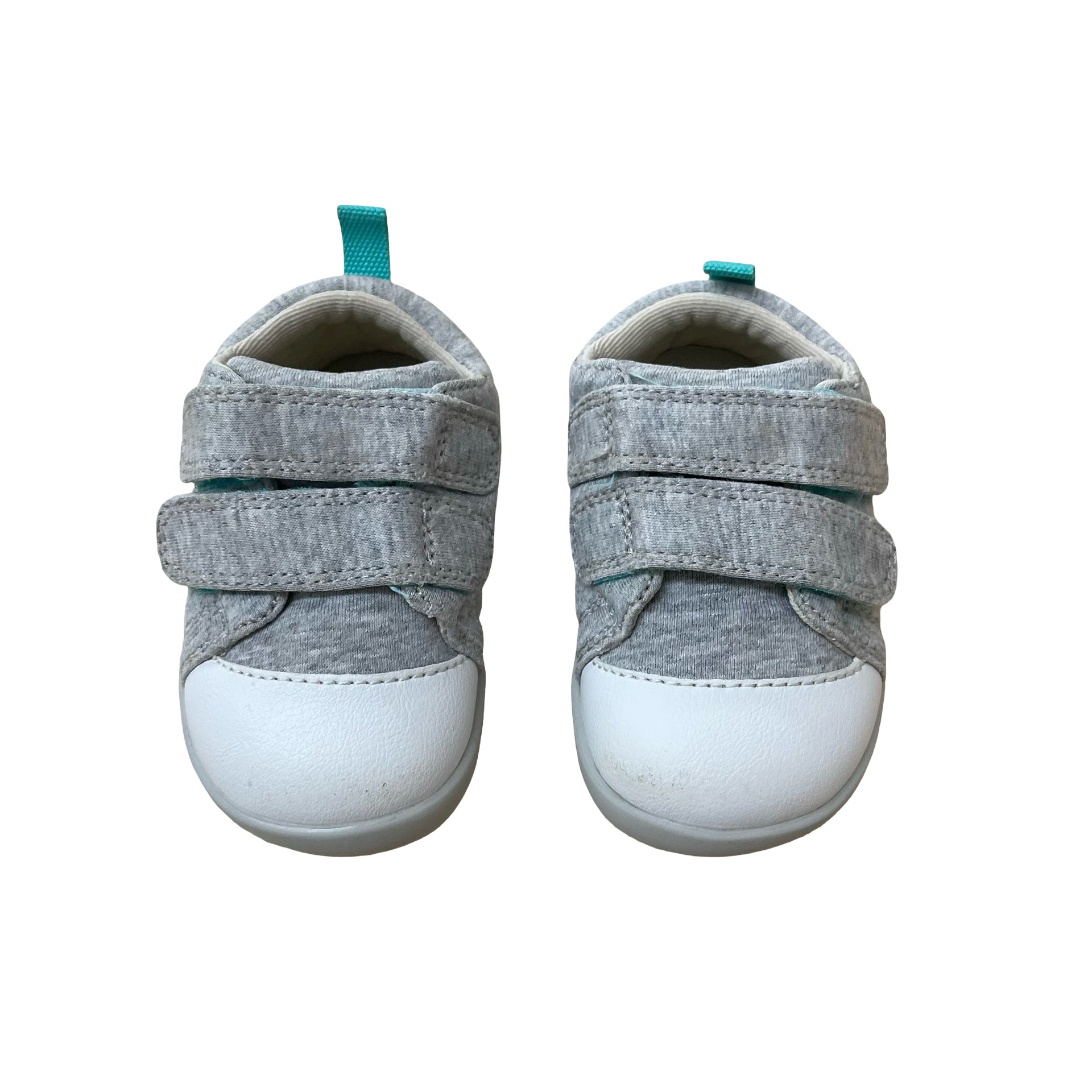 Ten Little 'Heather Gray First Walkers' Shoes in Box - Size 4.5