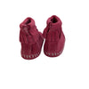 Minnetonka Pink Suede Soft-Sole Booties New in Box - Size 5