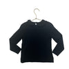 Zara Black Ribbed Collar Sweater - Size 3-4