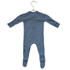 Kyte Blue One-Piece Footed PJs - Size 0-3 Mo
