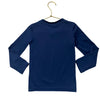 Adidas Navy V-Neck Athletic Shirt - Size 5-6