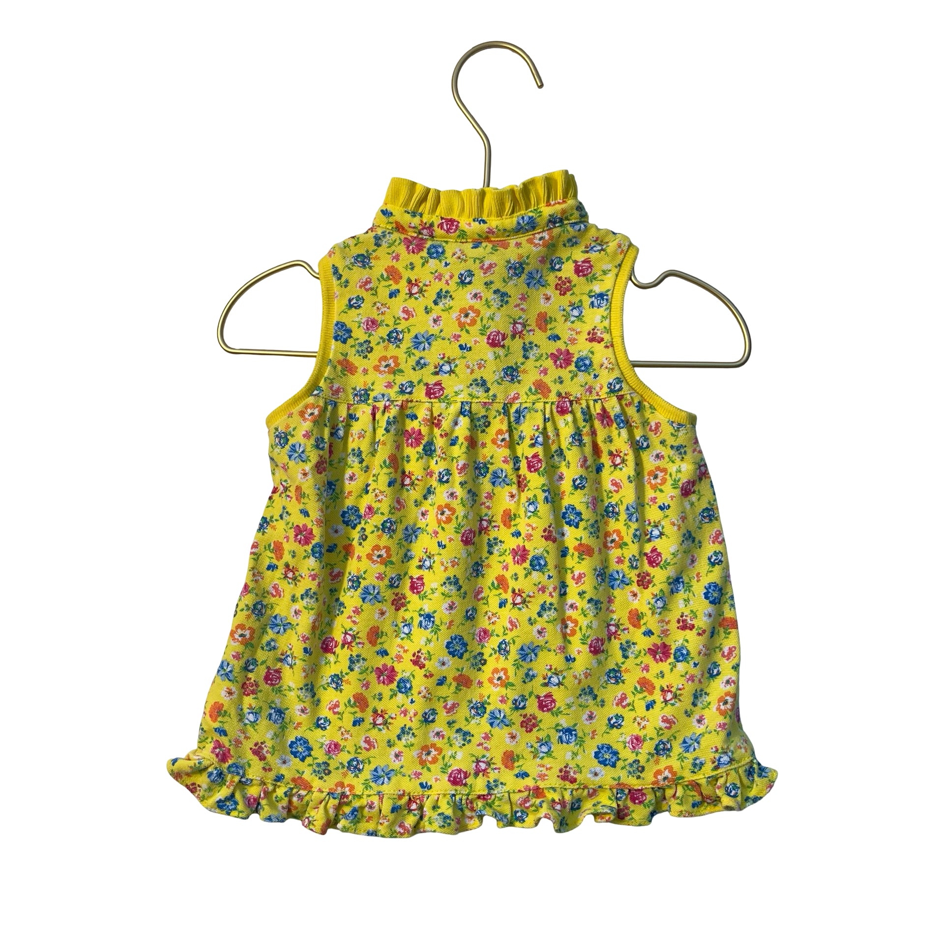 Ralph Lauren Yellow Floral Shirt - Size 18 Mo