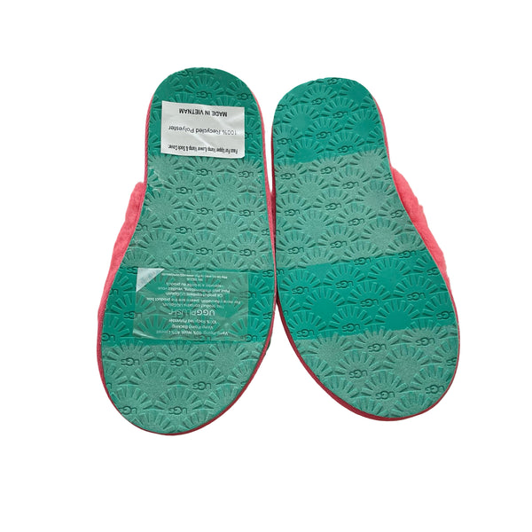 UGG Pink 'Fluff Yeah Watermelon Stuffie' Slide Slippers New in Box - Size 12