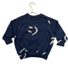 Molo Navy & Tan Smiley Sweatshirt - Size 3