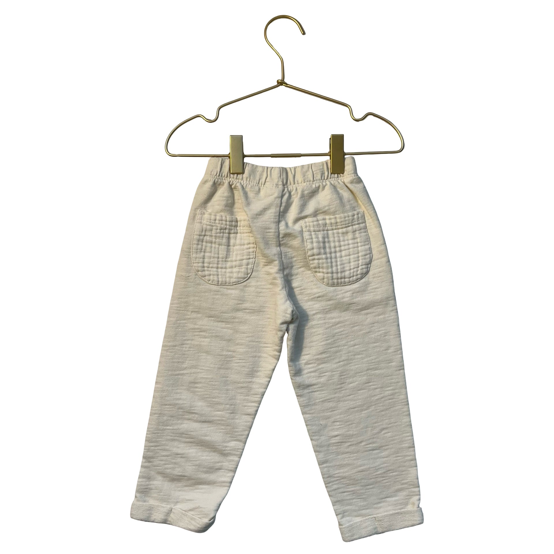 Zara Ivory Gauze Pants - Size 3