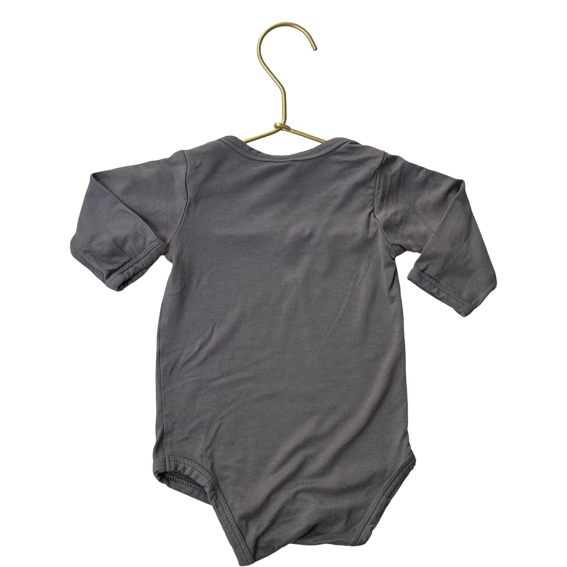 Kate Quinn Gray Onesie Bodysuit - Size 3-6 Mo
