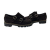 Blublonc Dark Brown Suede Buckle Shoes - Size 29 (12)