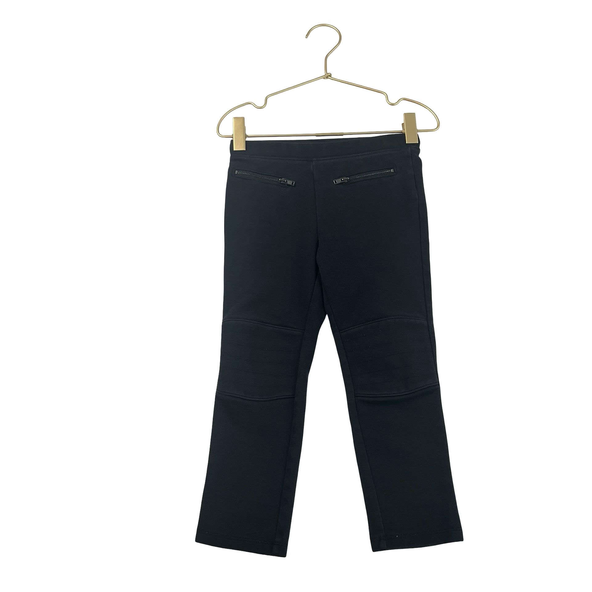 Baby Gap Black Zipper-Pocket Leggings - Size 4