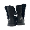 Nike Black Faux Fur Lined Lace Up Boots - Size 7